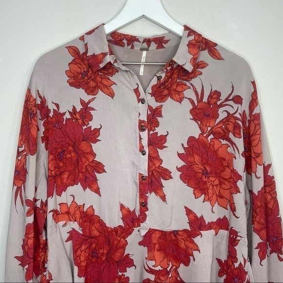 Free People Shake It Floral Mini Dress Size XS - Picture 6 of 13